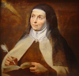 St Teresa of Avila, by Peter Paul Rubens [1615] (Public Domain Image)