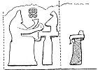 FIG. 4.--HITTITE DRAPED ALTAR-PEDESTAL: FRAKTIN.