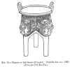 FIG. 26.—TRIPOD OF THE SHANG DYNASTY. Probable date, B.C. 1649.<br> (From the <i>Poh Ku T’u</i>.)