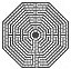 FIG. 48.--Labyrinth in Amiens Cathedral. (Gailhabaud.)