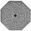 FIG. 49.--Labyrinth in Parish Church, St. Quentin. (Gailhabaud).