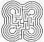 FIG. 80.--Maze Design by J. Commelyn, 1676.