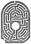 FIG. 120.--Maze by W. H. Nesfield, in R.H.S. Gardens, South Kensington, <i>circ.</i> 1862. (From R.H.S. Guide.)