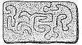 FIG. 132.--Labyrinthine Pictograph from Mesa Verde. (After Fewkes.)