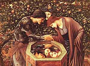 The Baleful Head by Sir Edward Burne-Jones (detail) [1886-7]