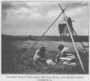 SPOTTED EAGLE PREPARING BUFFALO SKULL FOR SWEAT LODGE CEREMONIAL.