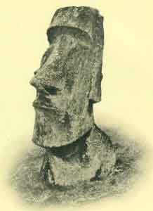 Easter Island Statue; Public Domain Image