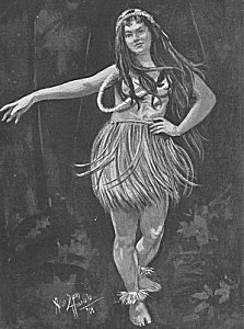 Hula Dancer, Public Domain Image