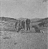 The author (far right) making the plaster casts. Mrs. Williamson, Bailey, McGinnis, Wells (L to R).