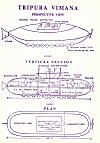 12.   Tripura Vimana: Perspective and Vertical Section