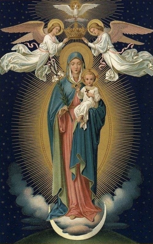 mother mary angels mother mary angels